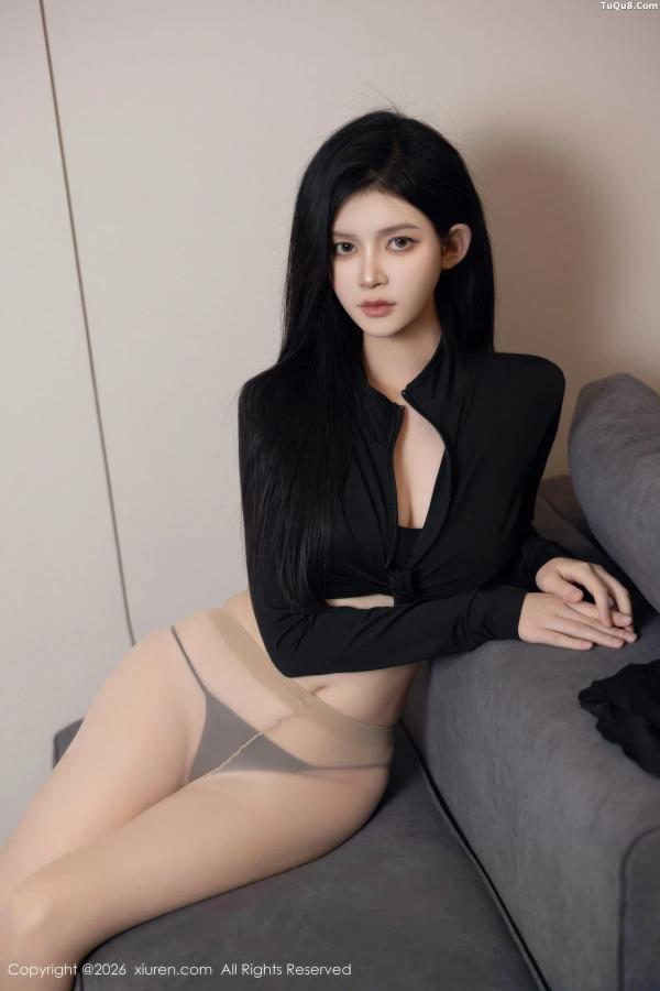   [XiuRen]高清写真图 2026.01.28 No.11283 沈如斯 黑色情趣服饰第30张图片